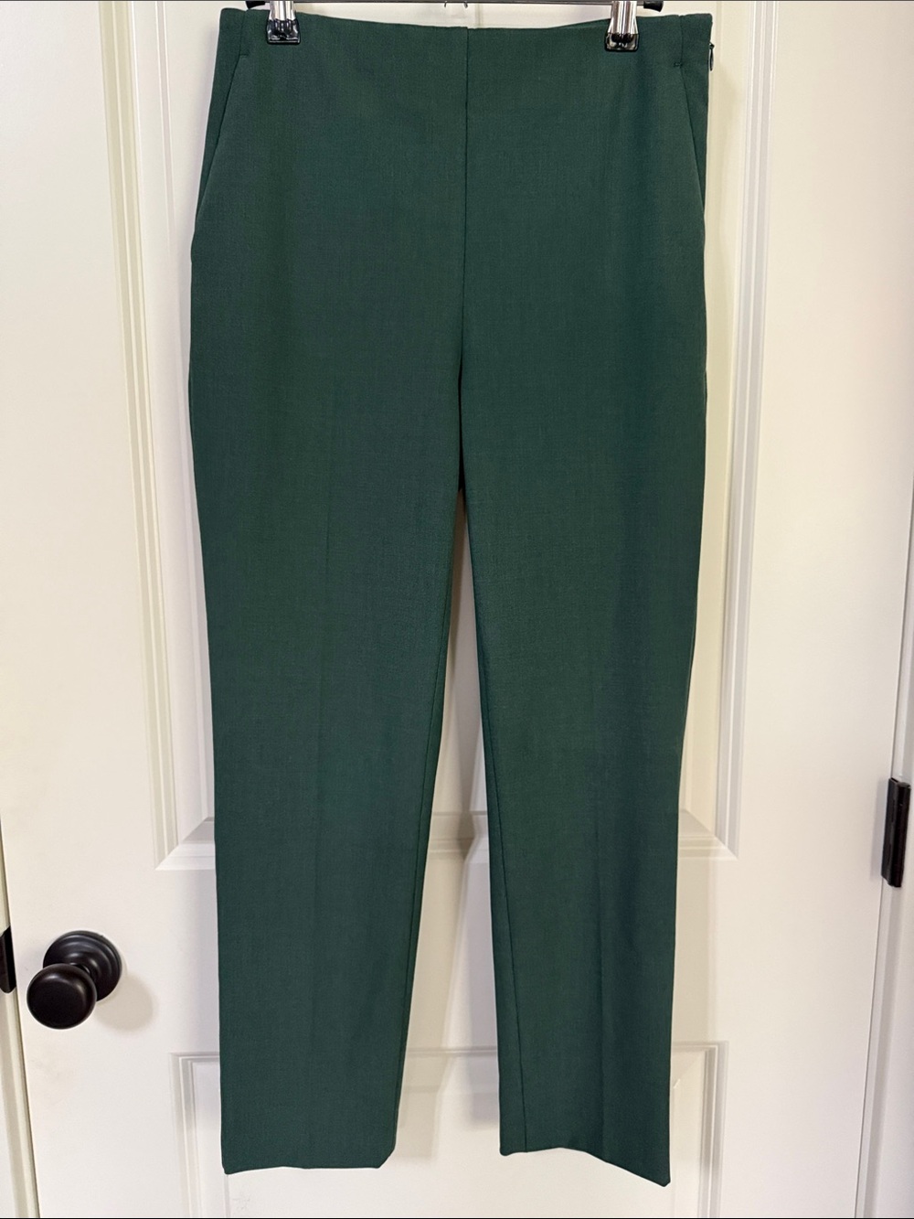 Ann Taylor Forest Green Cropped Dress Pants